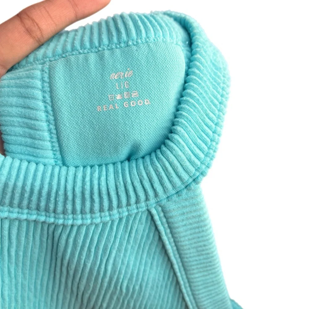 Aerie Seamless High Neck Bra Top - Picture 3 of 7